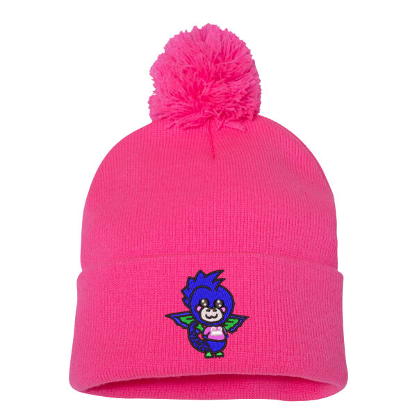 Sportsman - Pom-Pom 12" Knit Beanie - Embroidered Logo Thumbnail