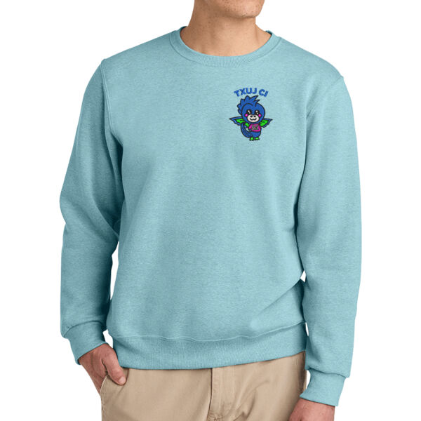 Jerzees Eco® Premium Blend Crewneck Sweatshirt - Embroidered Logo Thumbnail