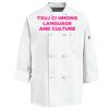 Eight Knot Button Chef Coat with Thermometer Pocket Thumbnail