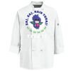 Eight Knot Button Chef Coat with Thermometer Pocket Thumbnail