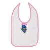 Infant Contrast Trim Premium Jersey Bib Thumbnail