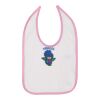 Infant Contrast Trim Premium Jersey Bib Thumbnail