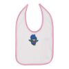 Infant Contrast Trim Premium Jersey Bib Thumbnail
